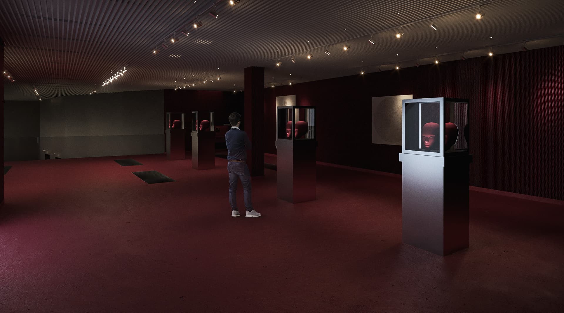 Architectural rendering of the HR Gallery