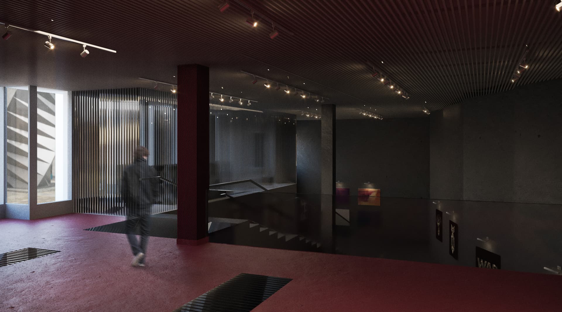 Architectural rendering of the HR Gallery