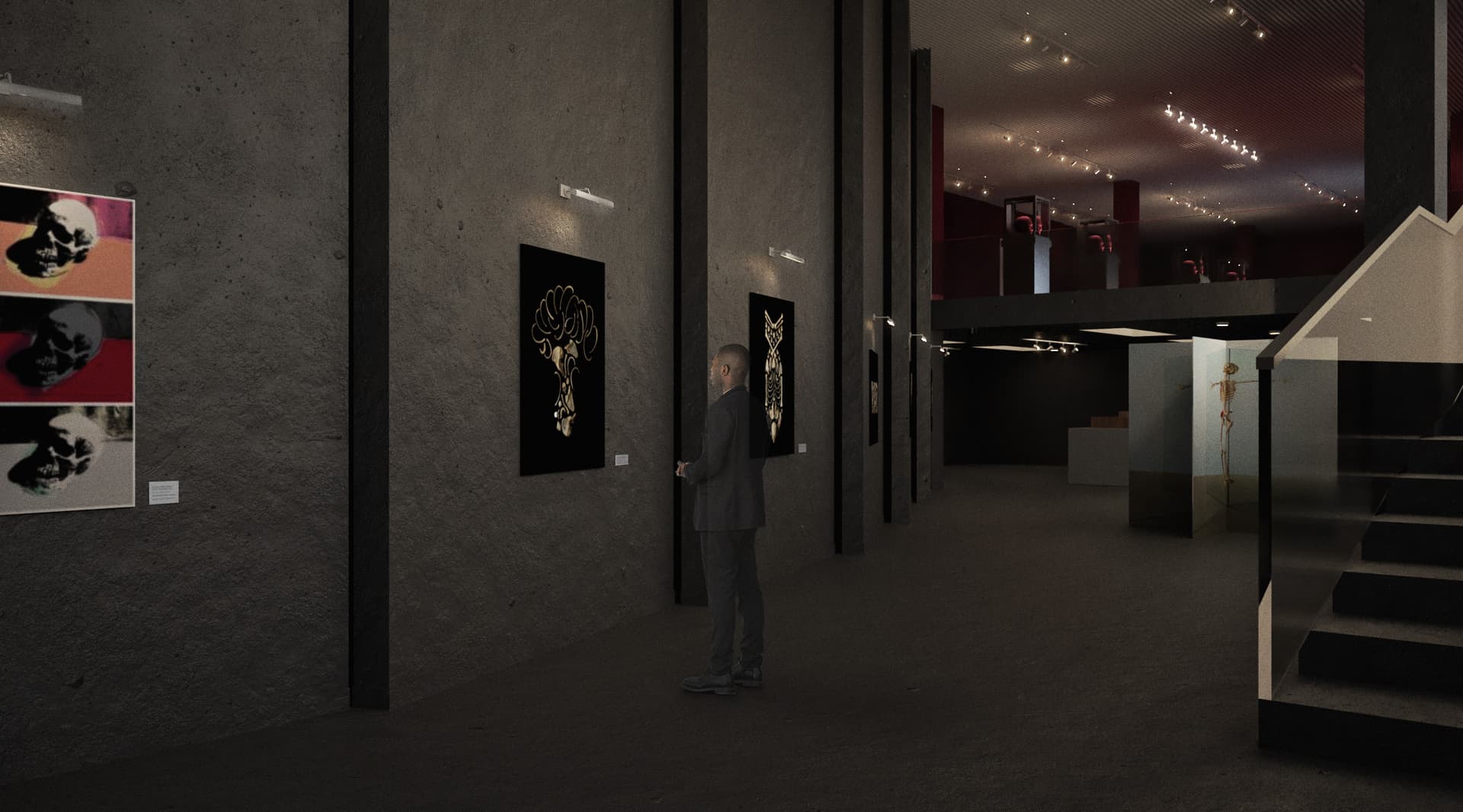 Architectural rendering of the HR Gallery