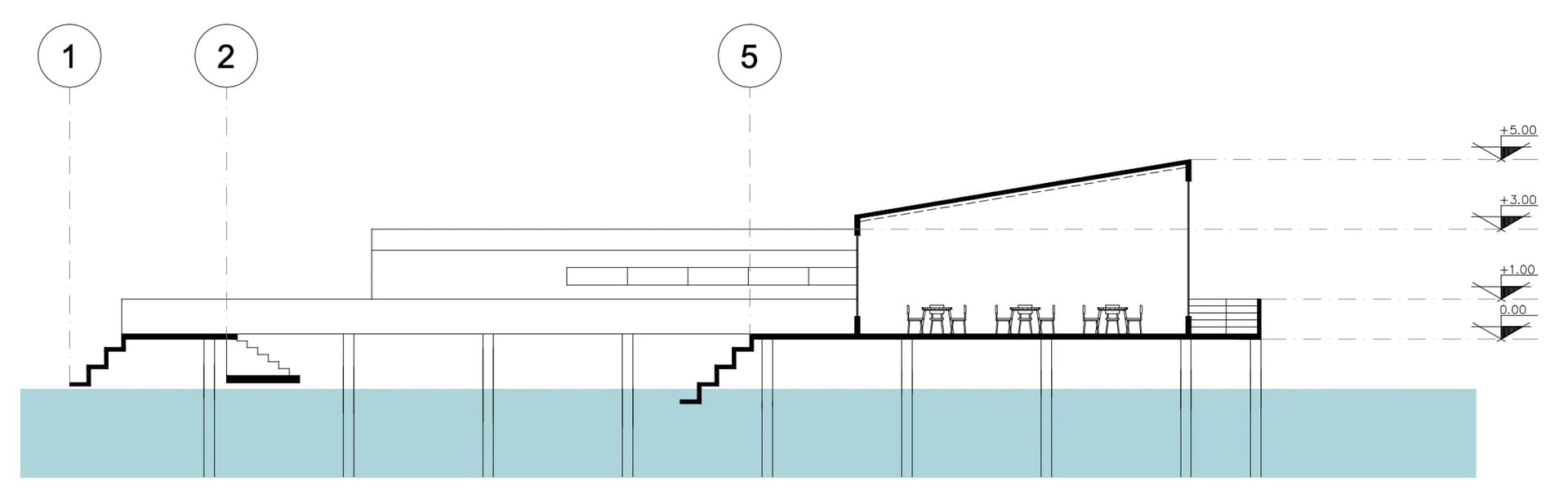 Architectural plan of the Kallbadhus