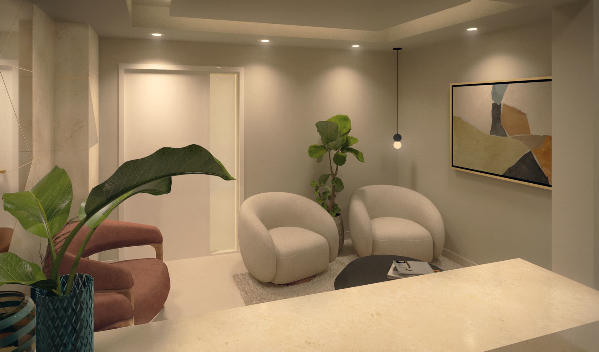 Architectural rendering of the Medical Practice Project