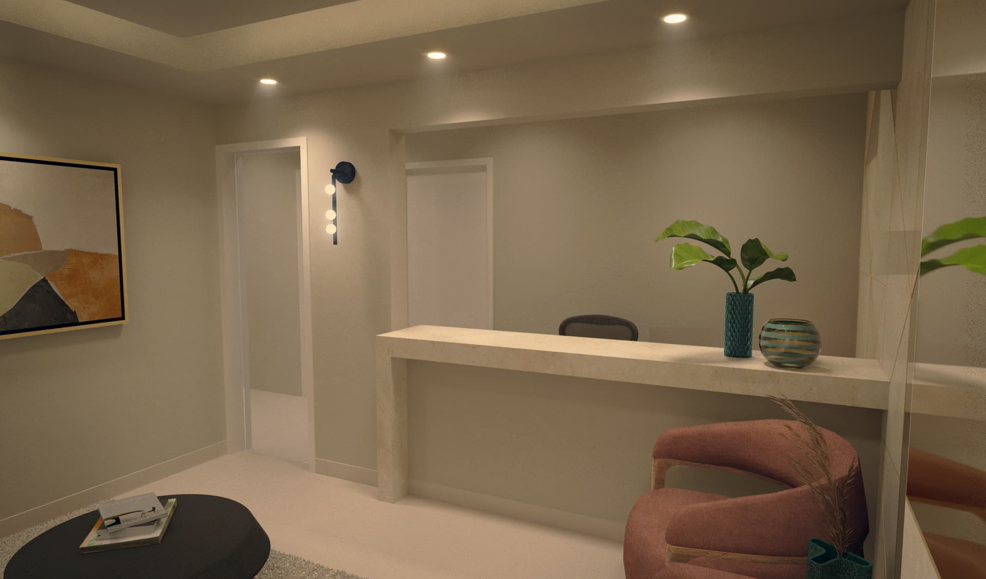 Architectural rendering of the Medical Practice Project