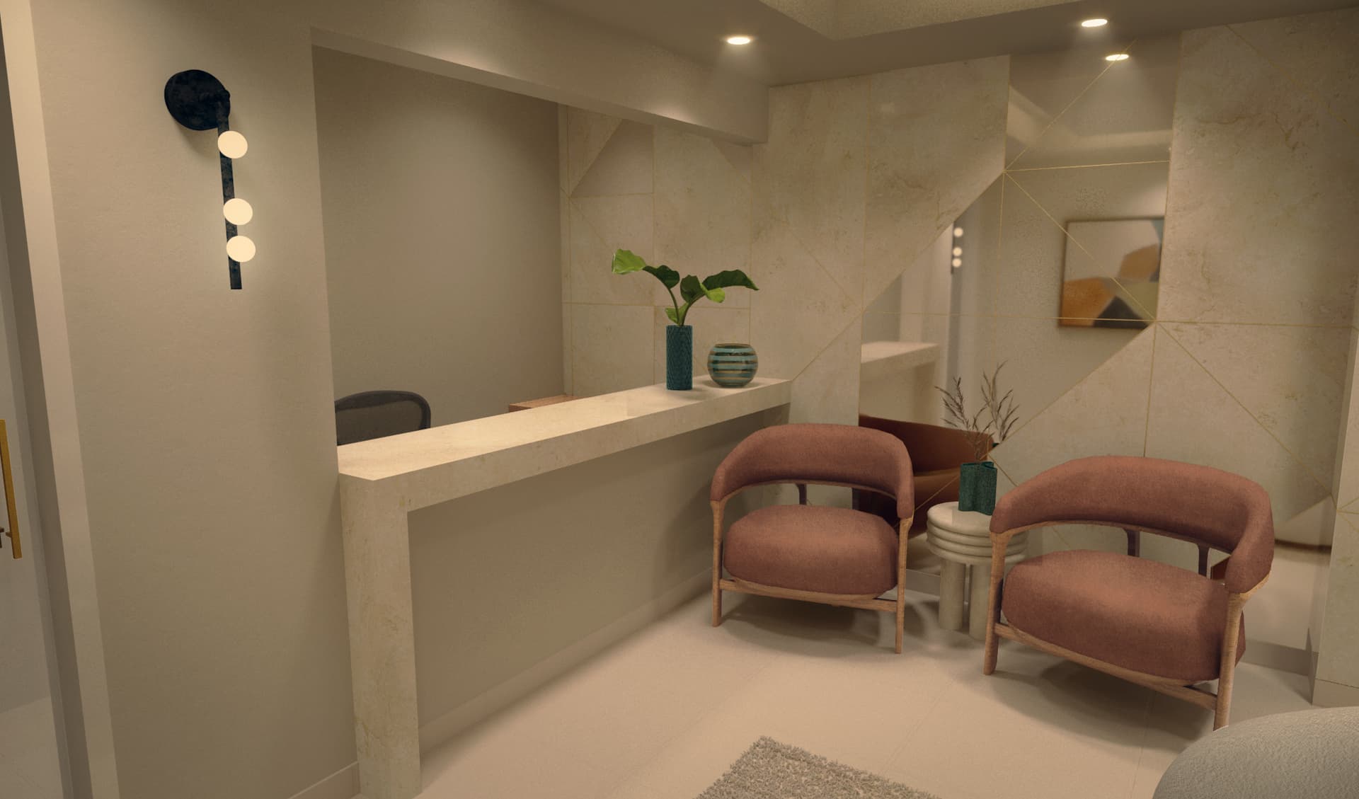 Architectural rendering of the Medical Practice Project