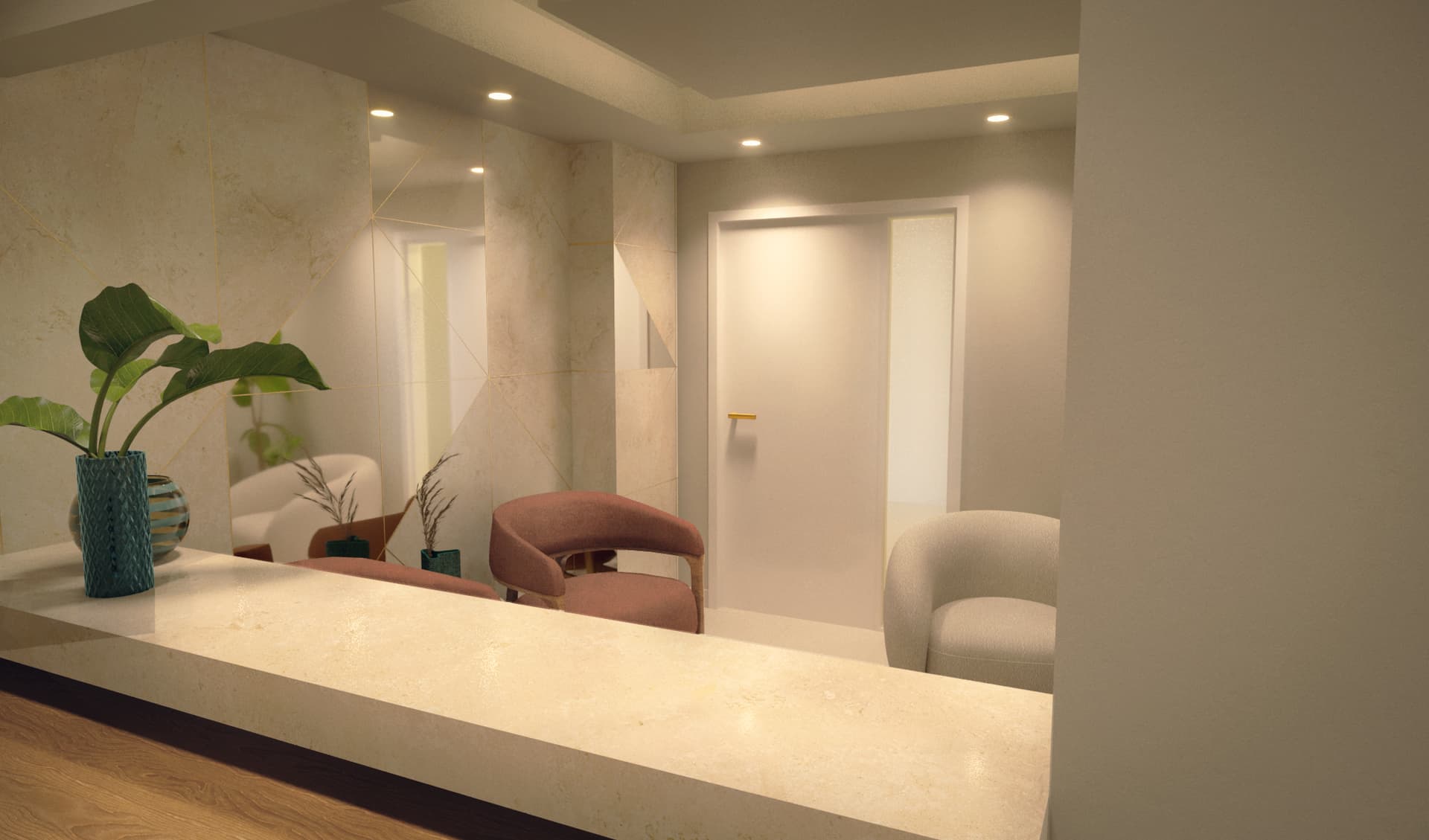 Architectural rendering of the Medical Practice Project