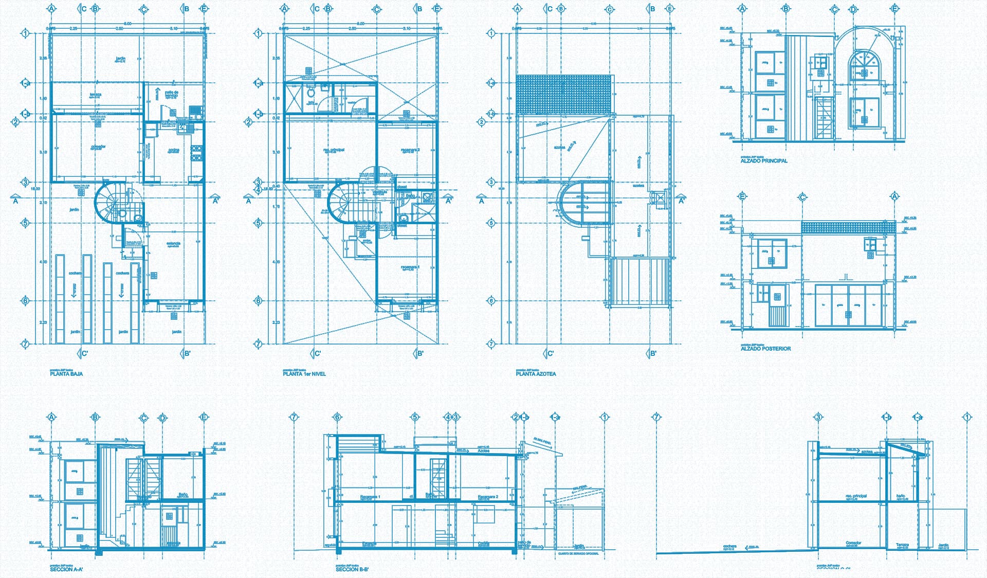 Architectural plan of the Mision del Parque Project