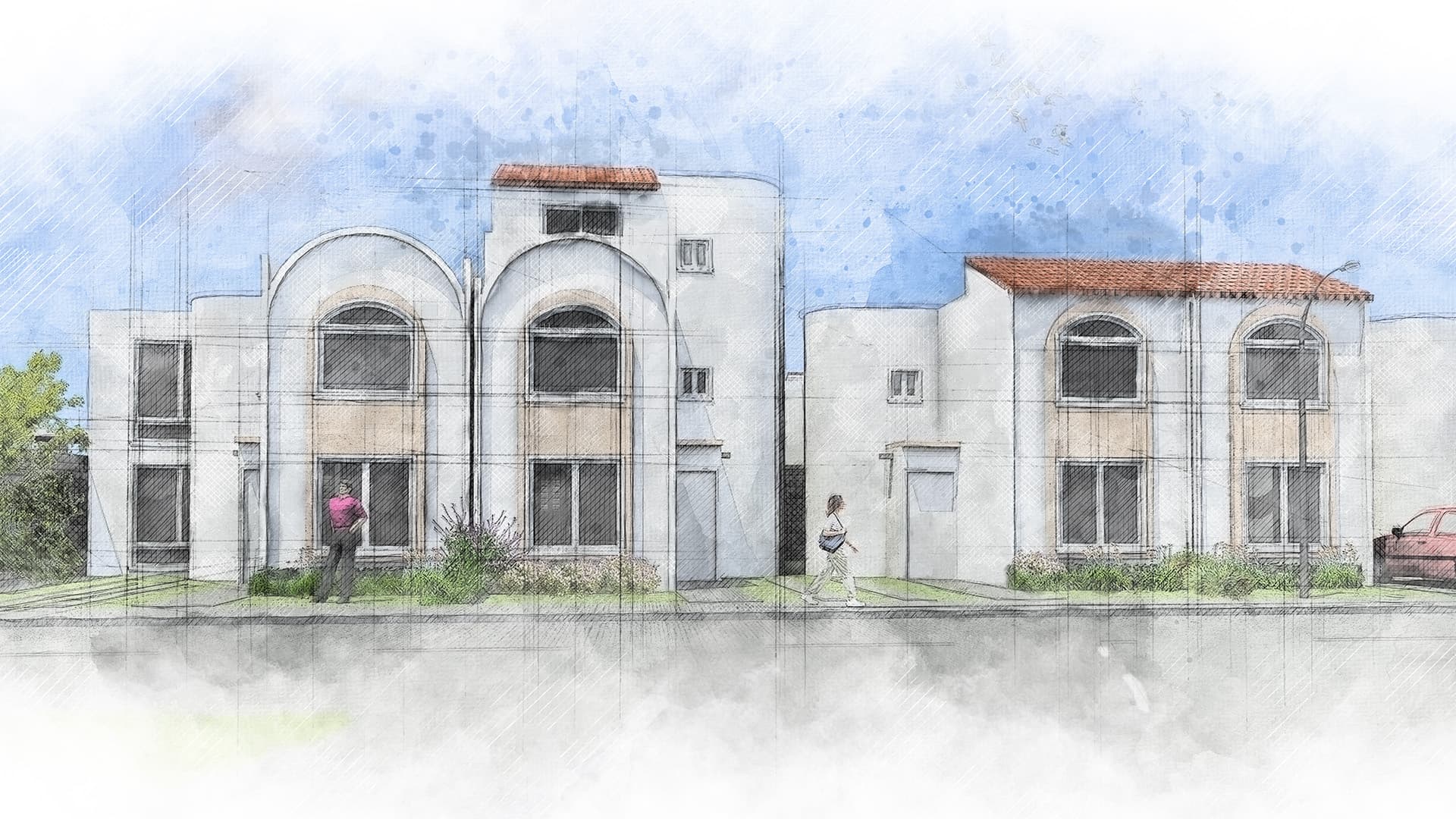 Architectural rendering of the Mision del Parque Project