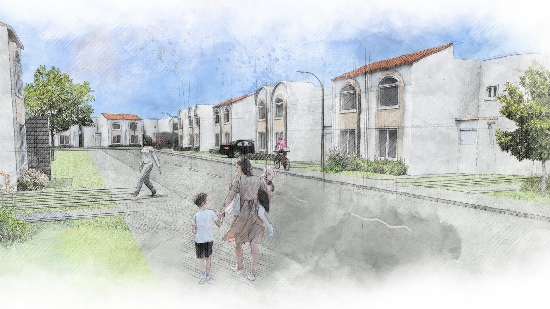 Architectural rendering of the Mision del Parque Project