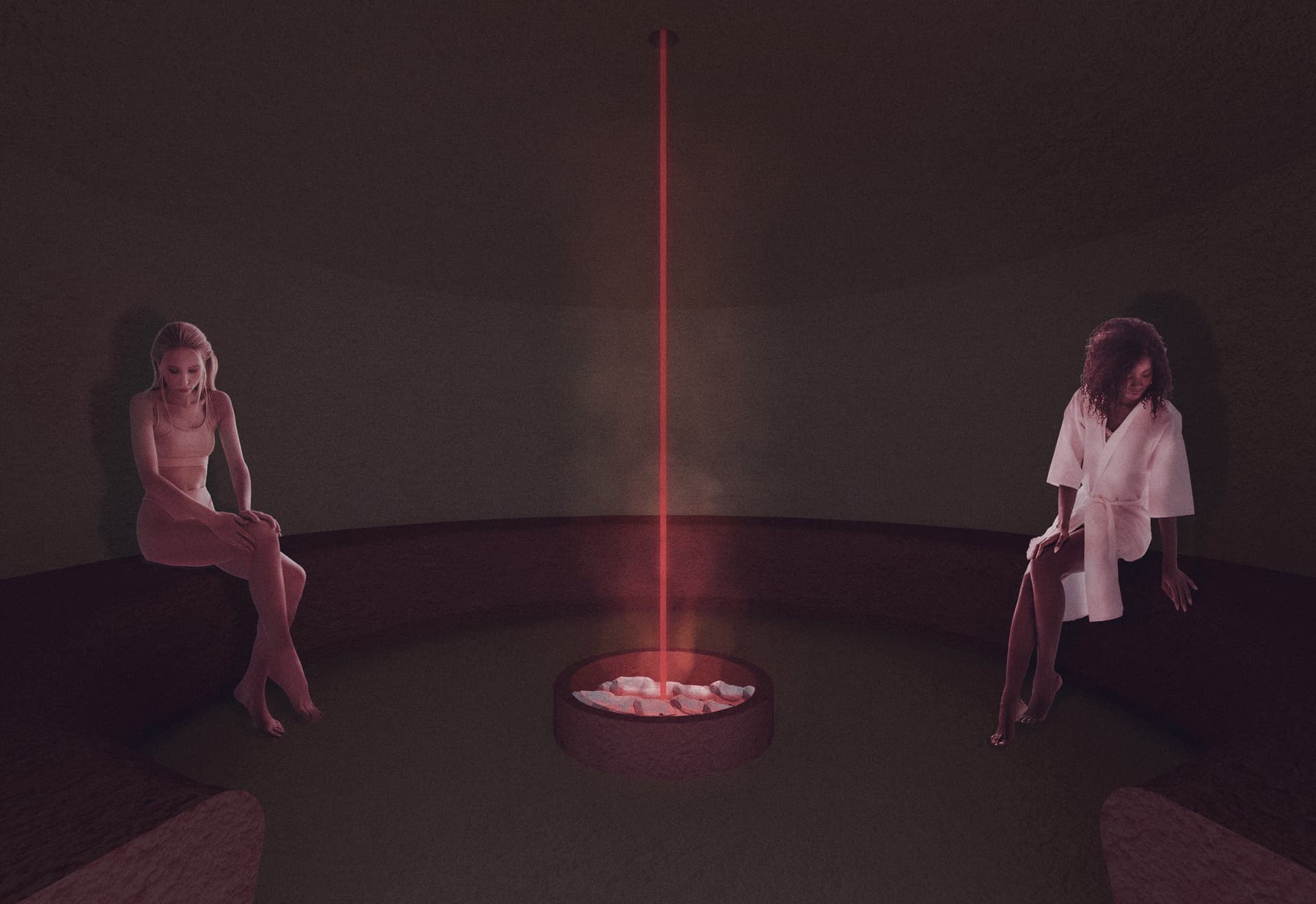 Architectural rendering of the MoonTime sanctuary